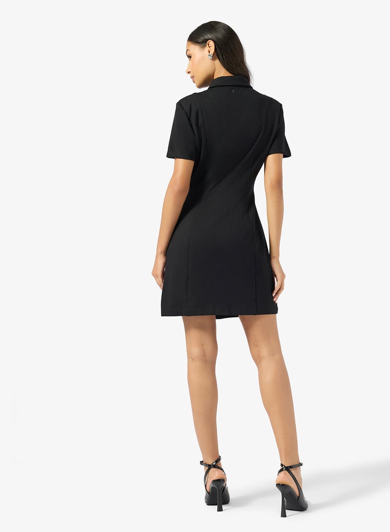 GUESS Olga Chemisier Buttoned Mini Dress - Image 2